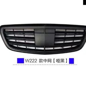 W222 グリル S65 ルック グリル S63 タイプ グリル S クラス 2014Y-ON S320 S400 S500 S600 - Matt Black