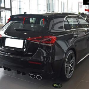 リアトランク スポイラー メルセデス A クラス W177 2019-2021 A180 A160 A200 A220 A250 A45 A35 ハッチバック ABS テール翼 - WHITE