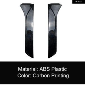 ペア黒リアウィンドウサイドカースポイラー ウイング シート レオーネ 5F FR MK3 MK3.5 2012-2021 スタイリング自動カナードスプリッター - Carbon Printing