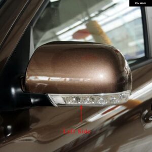 バックミラー LED ウィンカー ライトリピーターランプサンタフェファンタフェベラクルス IX55 2007-2012 ウインカー インジケーターフラッシャー - Left Side