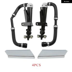 ヘッドライト ウォッシャーノズルアクチュエーター LEXUS GS系 GS300 GS350 GS430 GS450H GS460 ヘッドランプ ウォータースプレージェット クロームカバー - 4pcs