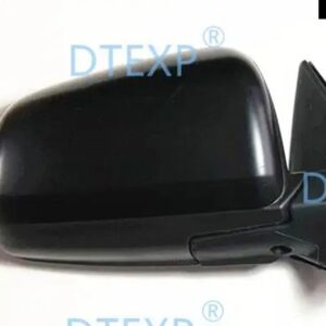 LHD 無塗装カーボン サイドミラー ランサー EX 2007-2019 5ワイヤー オートフォールド パーキング ガラス フォルティス GT CX CY CZ - Right no painting