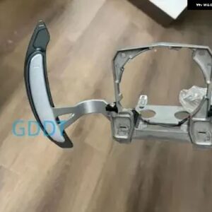 2個 アルミシフトペダルカバー ランサー 2007-2019 CX CY CZ ギアチェンジ ステッカー パジェロ スポーツ KH NOT ASX - Grey