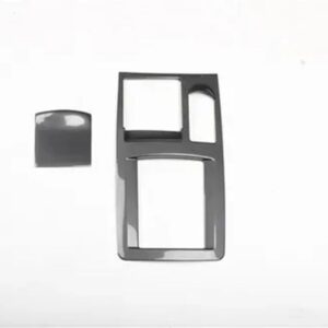 LHD WINDOWS スイッチ カバー ステッカー ランサー CY カーボン ボード FORTIS GT CXドア デコレーション プレート EVO 10 X - shift b