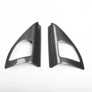 LHD WINDOWS スイッチ カバー ステッカー ランサー CY カーボン ボード FORTIS GT CXドア デコレーション プレート EVO 10 X - horn 2 pieces