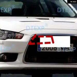 中央グリル ランサー GT OE バンパー ネット フォルティス スポーツ フロントネット 左右ペア CX CY 2007-2016 - R