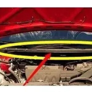 フードラバーランサー CY CX 5902A067 2007-2020 ボンネットウェザーストリップ 防水 ストリップ EVO 10 X 5902A096 3 選択 - rear 5902A096