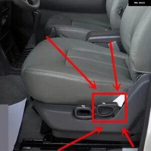 1 4個 シート 手動調整ドライバー調整スイッチ パジェロ V30 MB792472 レンジモンテロ V40 V20 ノブスライド - backrest adjust