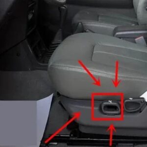 1 4個 シート 手動調整ドライバー調整スイッチ パジェロ V30 MB792472 レンジモンテロ V40 V20 ノブスライド - Front and rear