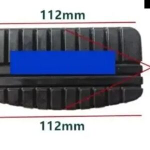 ガスペダルゴムランサー CX CY 2007-2019 MT CVT MN101544 クラッチ ダンパー ブレーキカバー フォルティス フットレスト ペダルカバー - at 1 pcs