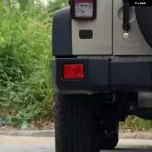 1 2 リアバンパー フォグライト ラングラー 2007-2018 ランプハウジング交換バルブ 無 55078104AC 55078105AC ハザード灯 - L