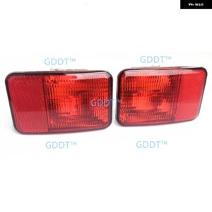 1 2 リアバンパー フォグライト ラングラー 2007-2018 ランプハウジング交換バルブ 無 55078104AC 55078105AC ハザード灯 - Pair