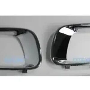 フロントライトカバー パジェロ V70 MR388019 クロームブラック フォグランプ カバー モンテロ 2001-2003 ショーグン V60 - chrome 2