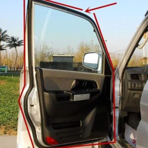 5ドアドア ゴムシール パジェロ ピニン H60 H70 MR351386ドア オープニングポスト モンテロ ミニアウトラバー ショーグンIO - Left Front