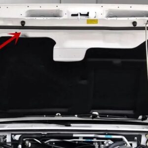 1 2 フードラバー パジェロ V20 ボンネットストリップ モンテロ V40 ボディ ウェザーストリップ SEAL SHOGUN V30 1989-2000 MB669587 - Front