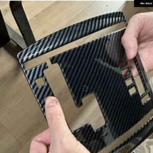 LHD AT 中央制御ギアボックス プラスチック カバー パジェロ V93 V95 カーボンボードモンテロ V97 V98 シフト - 1 Piece