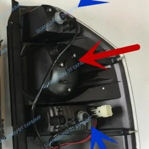 レッドブレーキランプ パジェロ V73 MN133767 テールランプ モンテロ V80 リア ウィンカー マーカーライト SHOGUN V70 2003-2007 - red L