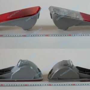 リアバンパー ランプ アウトランダー GF 2013-2014 8336A102 ストップランプ エアトレック フォグランプ 電球ありバルブ 無 8337A111 - red 2 pcs no bulb