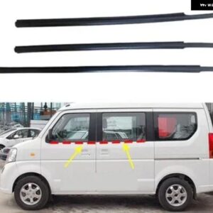 スズキ 4ピース 黒窓ガラスゴム LANDY ウェザーストリップ シール 外側リアナ 1.4L 1.6L ハッチバックモールディング - landy