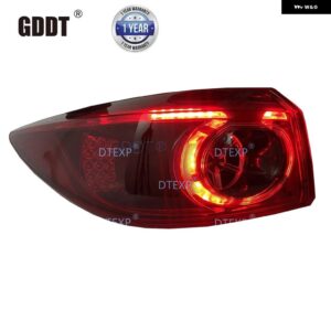 LED テールライト MAZDA3 サルーン専用 2013-2019 バルブ 無リアランプアクセラパーキングウインカー インナーアウト - saloon L OUT