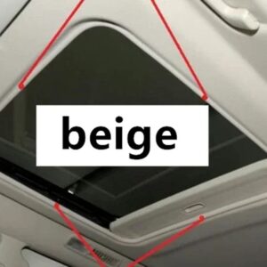 ルーフガラスゴム パジェロ 3 5ドア V90 MR523599 2000-2009 V80 プロテクトストリップ モンテロ V70 V60 ウェザーショーグン - beige MR523600