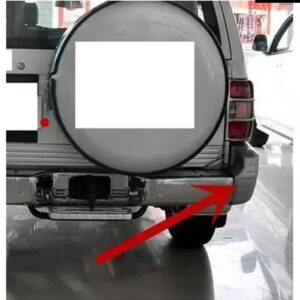 5ドア リアバンパー コーナー カバー パジェロ V20 MB831053 ネジなしバンパー キット モンテロ V30 V40 ワイドナロー - Right Side