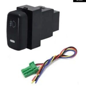 フォグランプ コントロール スイッチ パジェロ モンテロ 3 4 IO ランサーグランディス MR190953 4ピン ワイヤーアウトランダー - switch A