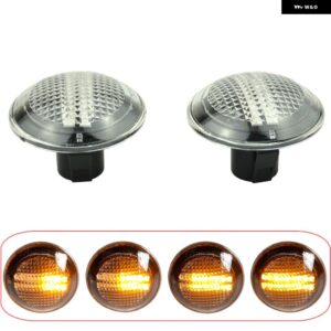 2X クリスタルスモーク サイドマーカー LED ウィンカー ライト レンジローバー L322 2002-2012 XGB500020A XGB500020 IRR/RA12L32202SM - Crystal