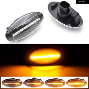 スズキ ダイナミック LED サイドマーカー ウィンカー ライトインジケーターリピーターカーランプ スイフトジミーグランドビターラ SX4 XL7 - Dynamic Crystal