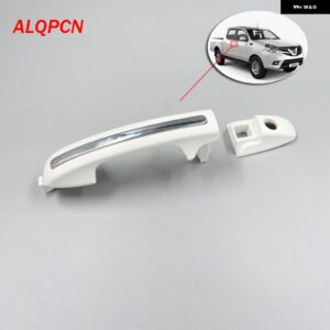 ドアアウターハンドル ホワイト クロームフォトンタンランド E3 E5 ピックアップ付き - Front Right