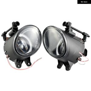 2個 フォグライト アセンブリ LED フォグライト エンジェルアイ A4 B6 2000.11-2004.12 V-OLVO C30 2007-2013 OE 8E0941699B 8E0941700B - LED-White