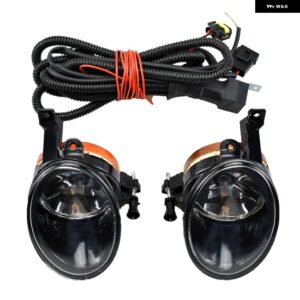 スタイリングハロゲン フォグランプ ライト + グリルカバー +ワイヤーハーネスキット TOURAN MK2 フェイスリフト 2011-15 - Halogen-wire