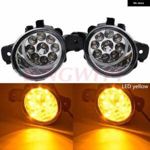 2個 オーバル LED フォグランプ H11 N-ISSAN プリメーラ WP12 P12 2002 2003 2004 -2015 ハロゲン フォグランプ 55 ワット - LED Yellow Light