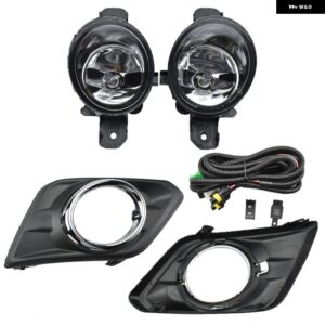 エクストレイル T32 ローグ 2014-2017 LED フォグランプ フォグライト ヘッドライト スイッチ ハーネス カバー フォグランプ フレーム グリル グリル - Halogen-Aset