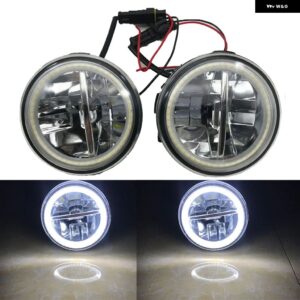 2個 インフィニティ M M25 M37 M56 2011 2012 2013 車 LED フォグライト エンジェルアイ DRL デイタイムランニングライトホワイト 30 ワット 12 V 2個 - RP-BM-AE