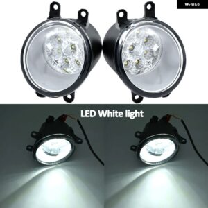 2個 右 + 左 超高輝度車フロント LED フォグランプ 12V H11 ハロゲン T OYOTA カムリセダン MCV3 ACV3 XV3 2007-2014 - LED-White
