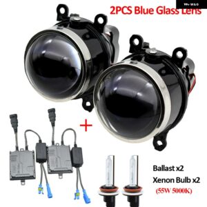 スズキ フォグランプ PTF ジムニー FJ グランドビターラスイフトスプラッシュ SX4 XL7 イグニスアルト H11 HID LED 電球ラ - Blue-HID-55W