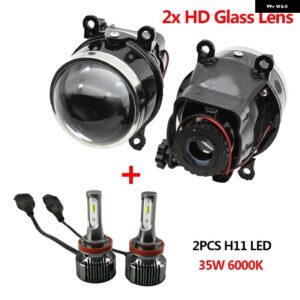 スズキ フォグランプ PTF ジムニー FJ グランドビターラスイフトスプラッシュ SX4 XL7 イグニスアルト H11 HID LED 電球ラ - HD Glass-LED-35W