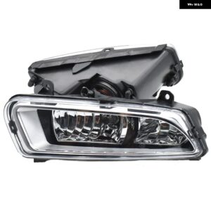 2個 左/右フロントバンパー 8 LED フォグデイタイムランニングライトポロス 6R 2010-14 ハロゲン フォグランプ - Halogen