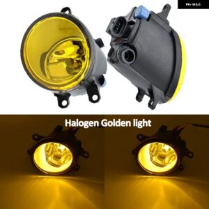 2個 右 + 左 超高輝度車フロント LED フォグランプ 12V H11 ハロゲン T OYOTA AVENSIS サルーン T25 2003-2008 - Halogen-Golden light