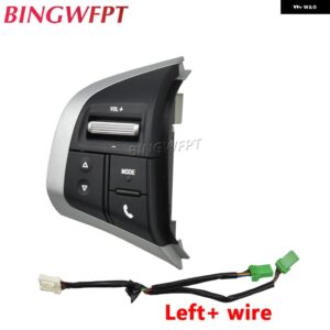 オーディオボリューム ステアリング ホイール スイッチ 多機能音楽メディア電話 コントロール スイッチ いすゞ D-MAX 2015-18 DMAX - left-wire