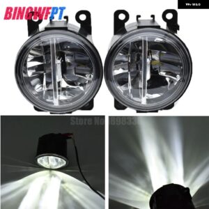 2個 90MM カースタイリング LED/ハロゲン フォグランプ 12V F-IAT 500 1.4L L4 2012-15 H11 - LED-BM