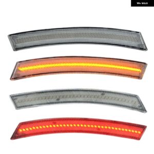 ミニクーパー R50 R53 ハッチバック 2002-2006 R52 コンバーチブル 2004-2008 フロントリア LED フェンダー サイドマーカー ライト ウィンカー ランプ - Clear Lens