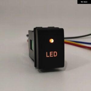 スズキ LED ライト DRL フロントデフロックスイッチ 音楽プッシュボタン スイッチ ジムニー 2007 2009-15 - led light