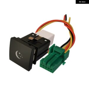 カーアクセサリー VW ゴルフ 6 MK6 ジェッタ 5 MK5 シロッコカメラビューボタン オンオフ コントロール スイッチ ワイヤー付き - star light