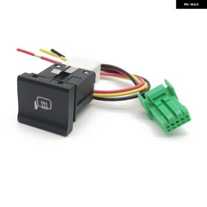 車赤色 LED DRL フォグライト 梱包 レーダー センサー電源オンオフ音楽ガレージスイッチボタン VW ポロ 6C 2014 2015 アクセサリー - Mirror heat