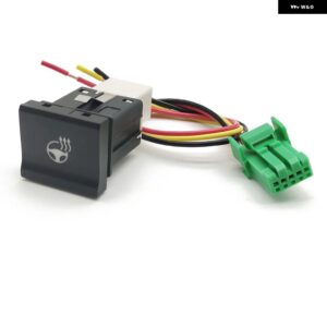 車赤色 LED DRL フォグライト 梱包 レーダー センサー電源オンオフ音楽ガレージスイッチボタン VW ポロ 6C 2014 2015 アクセサリー - Wheel heat