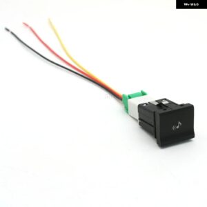 1PC 車 LED ステアリング ホイール 熱ファンミラー 熱 レーダー パーキングセンサー電源スイッチボタン VW ポロ 6C 2014 2015 2016 - Music
