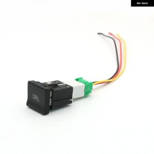 1PC 車 LED ステアリング ホイール 熱ファンミラー 熱 レーダー パーキングセンサー電源スイッチボタン VW ポロ 6C 2014 2015 2016 - DRL