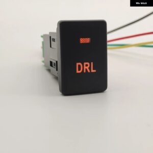 スズキ 1PC LED DRL フォグライト ヘッドライト スポットライト デフロック レーダー 電源オンオフスイッチボタン ジムニー 2019- - DRL